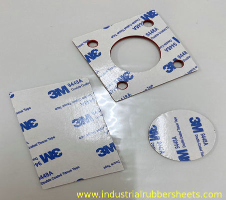 10-40 Shore A 200psi Custom Size Silicone Foam Gasket with Adhesive Backing Tape