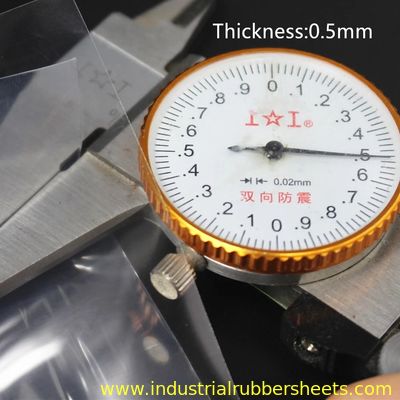 0.1-0.8mm Yüksek Sıcaklığa Dayanıklı Yiyecek Kaliteli Silikon Kauçuk Yaprakları Mükemmel Yaşlanma Direnci
